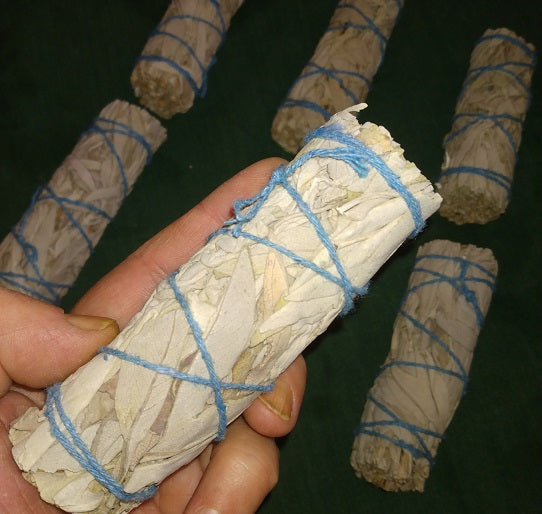 White Sage Smudge Sticks 4 inch